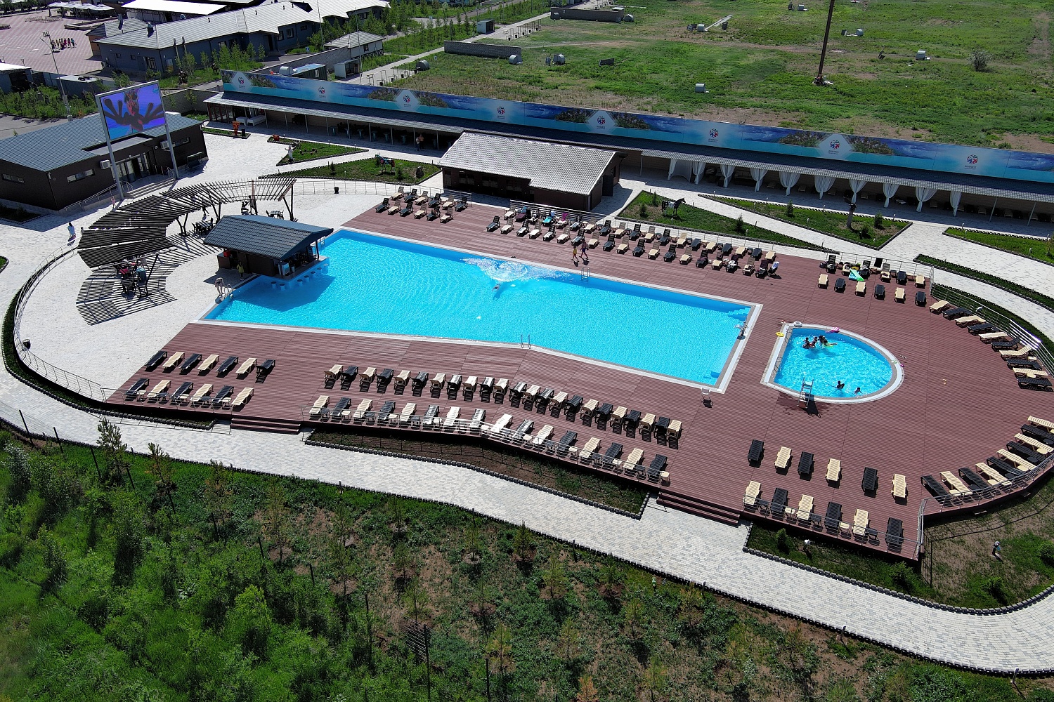 Зона отдыха Бейбарыс, пос. Жибек Жолы