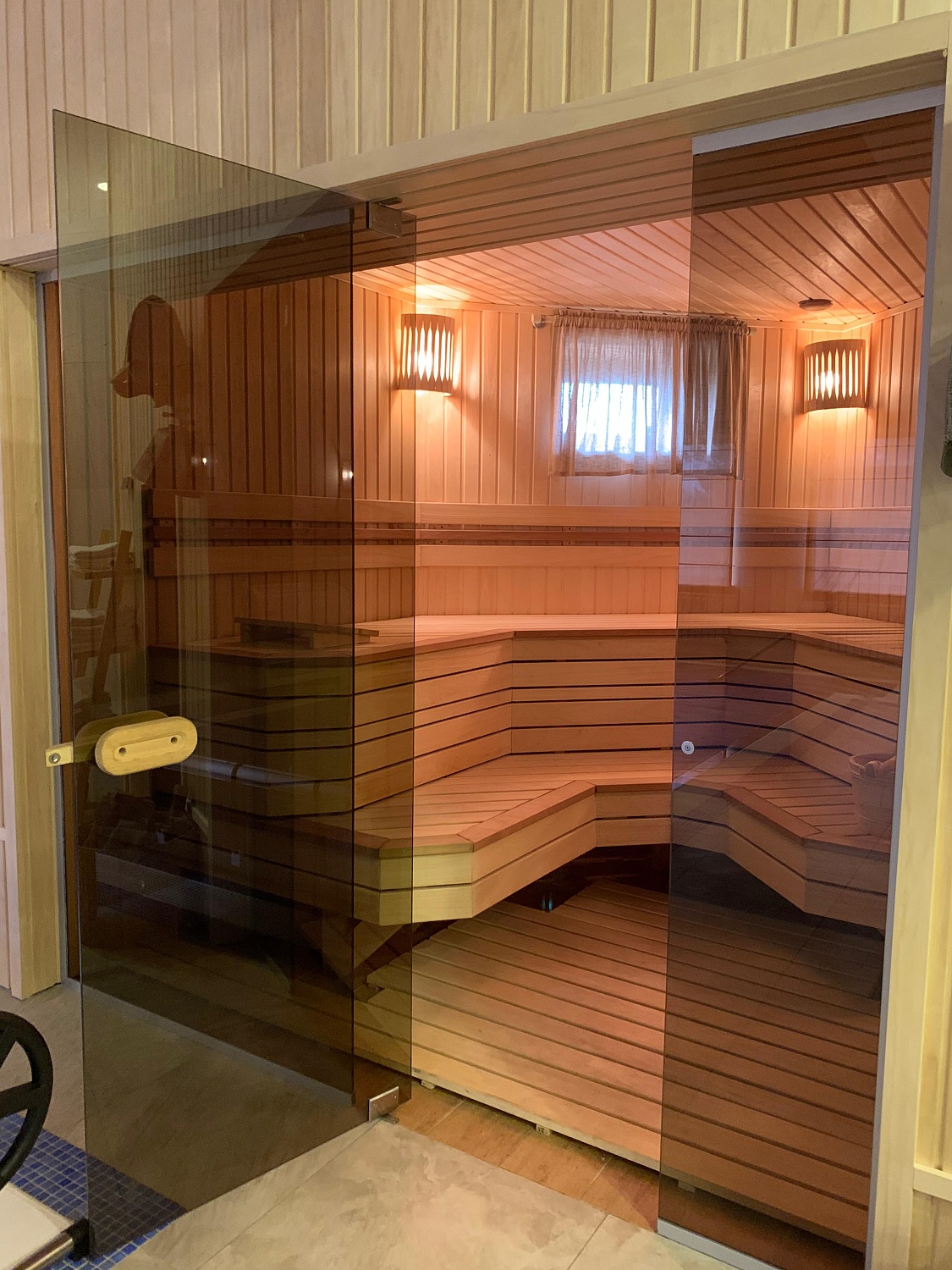 Сауна в доме на даче