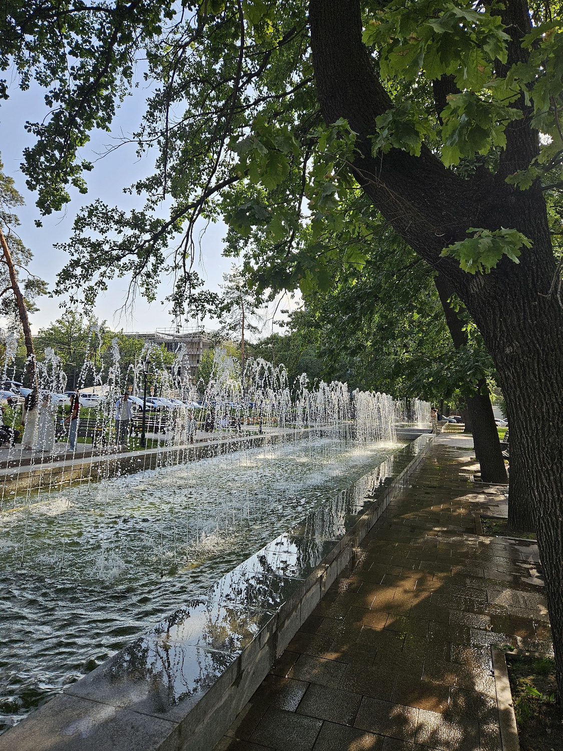 Фонтаны на КТБУ г. Алматы