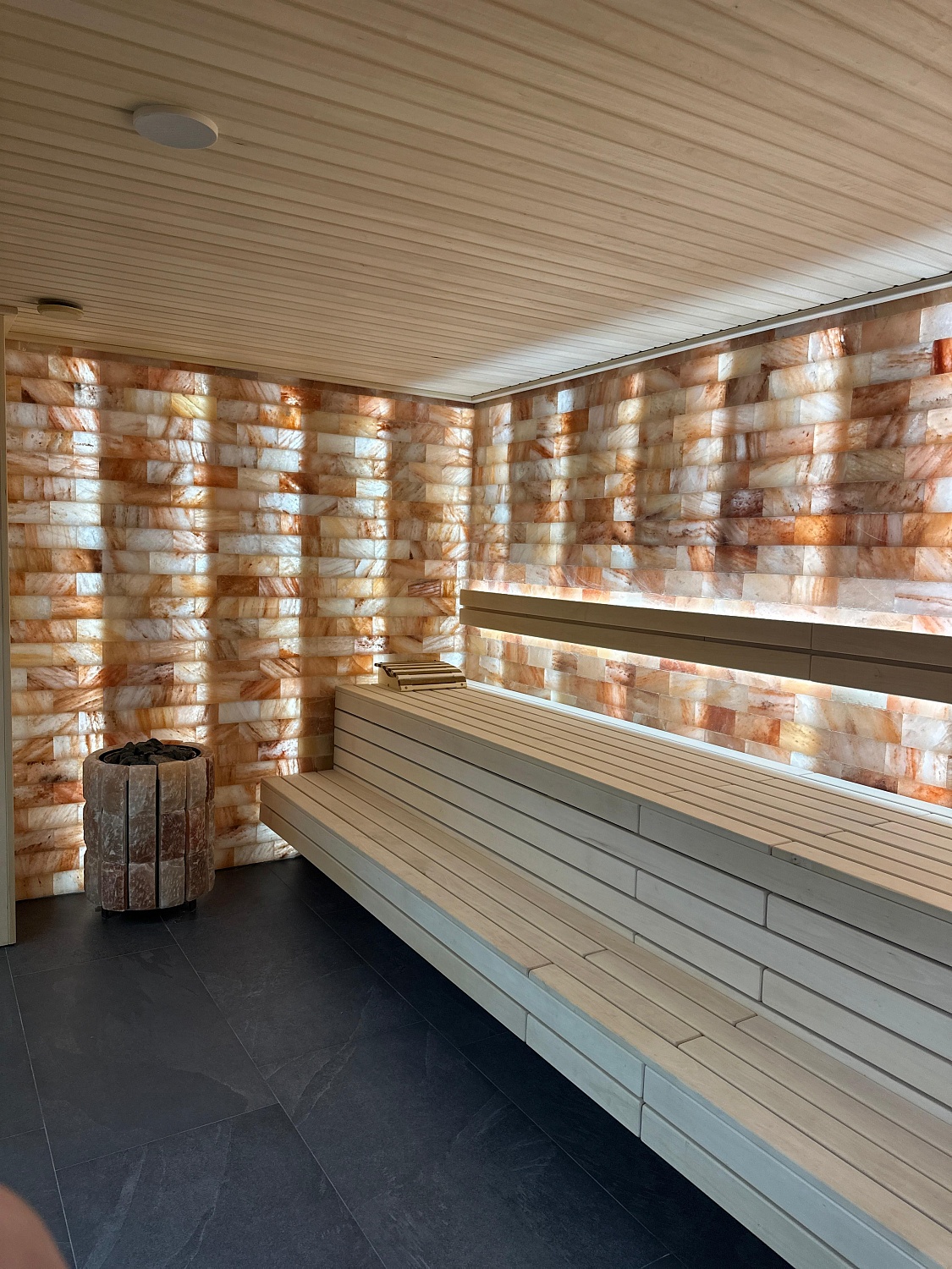 Соляная комната в банном доме Therma