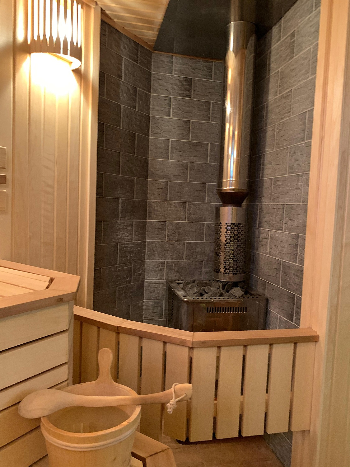 Сауна в доме на даче