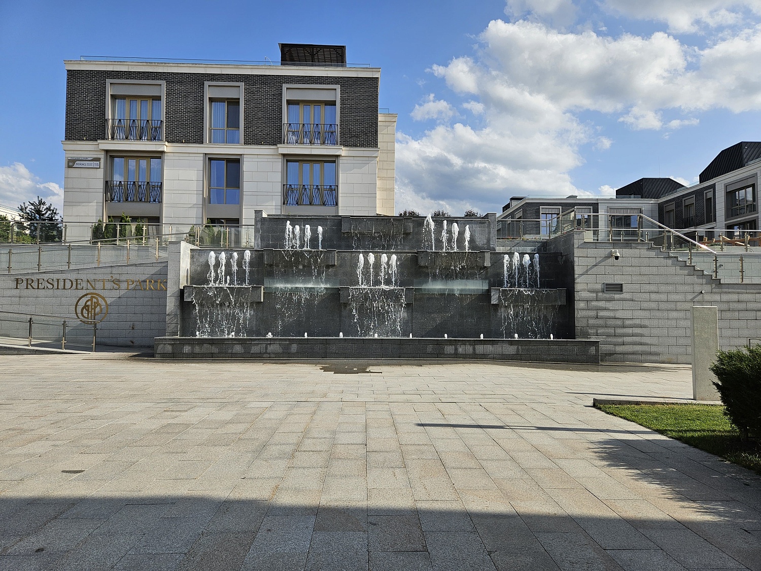 Фонтаны в ЖК "President Park"