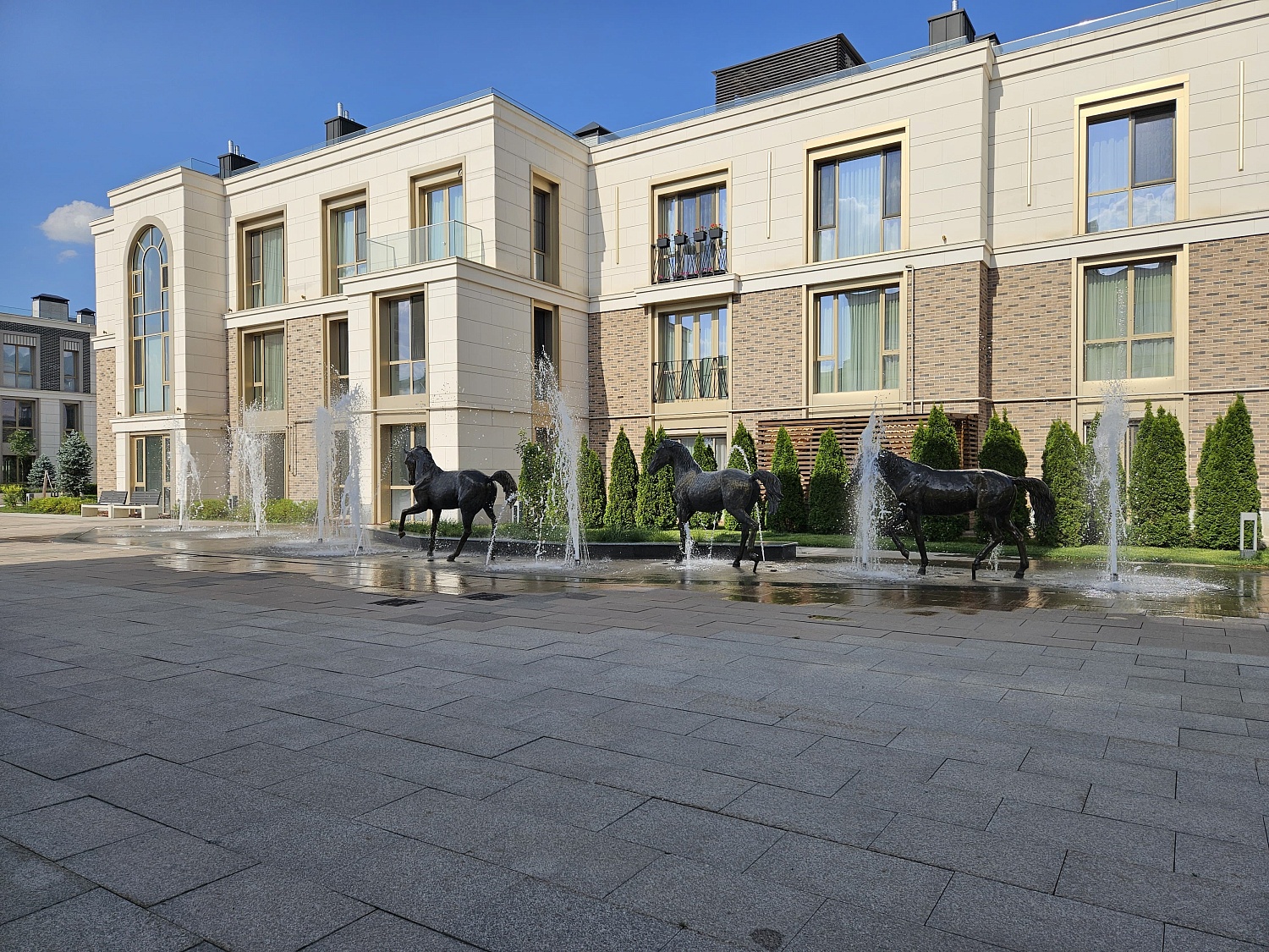 Фонтаны в ЖК "President Park"