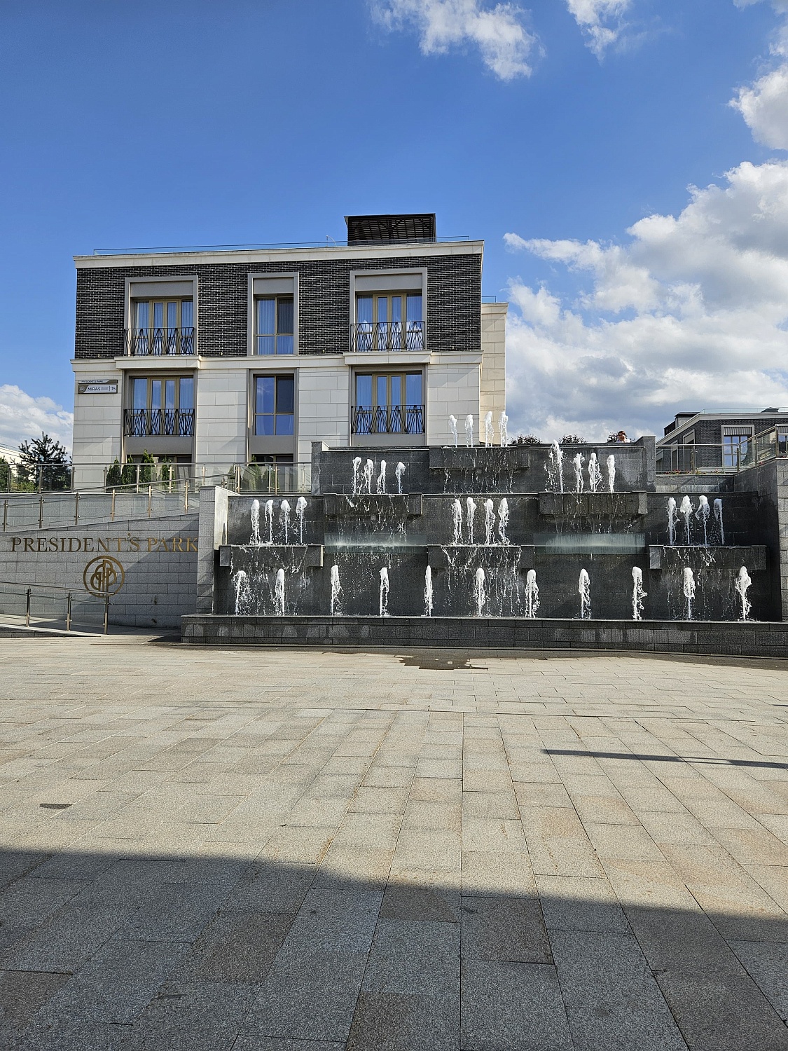 Фонтаны в ЖК "President Park"
