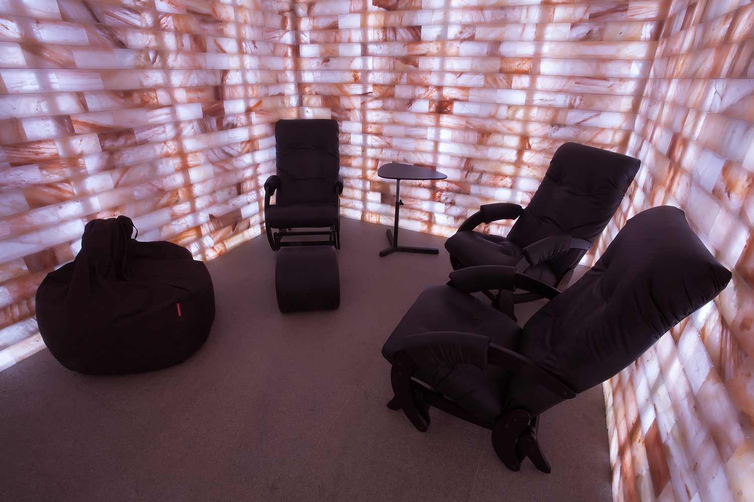 Соляная комната, расположенная в бизнес-центре